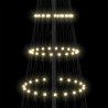 Choinka świąteczna LED z podstawą Ciepła biel 250 cm Metal