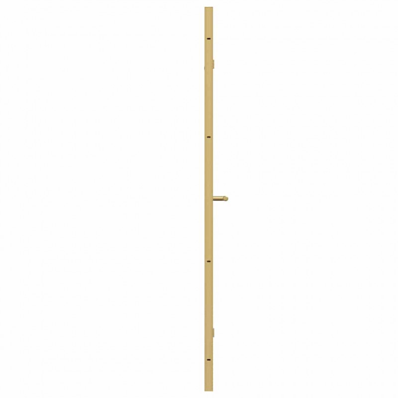 Osłona prysznicowa złoty 120 x 140 cm Szkło ESG i aluminium