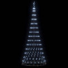 Choinka świąteczna LED z podstawą Chłodna biel 250 cm Metal