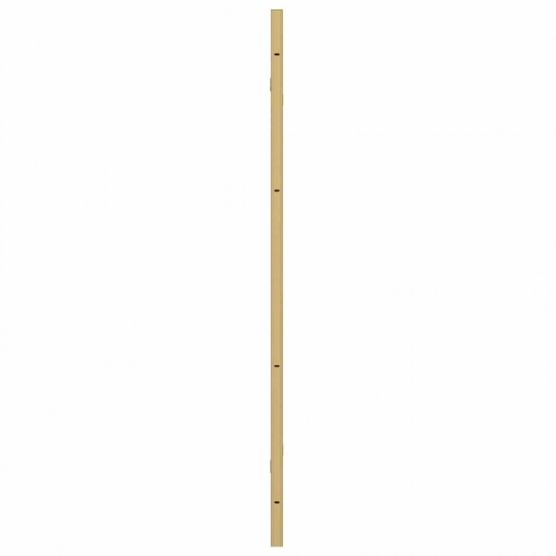 Osłona prysznicowa złoty 130 x 138 cm Szkło ESG i aluminium