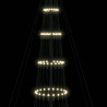 Choinka świąteczna LED z podstawą Ciepła biel 500 cm Metal