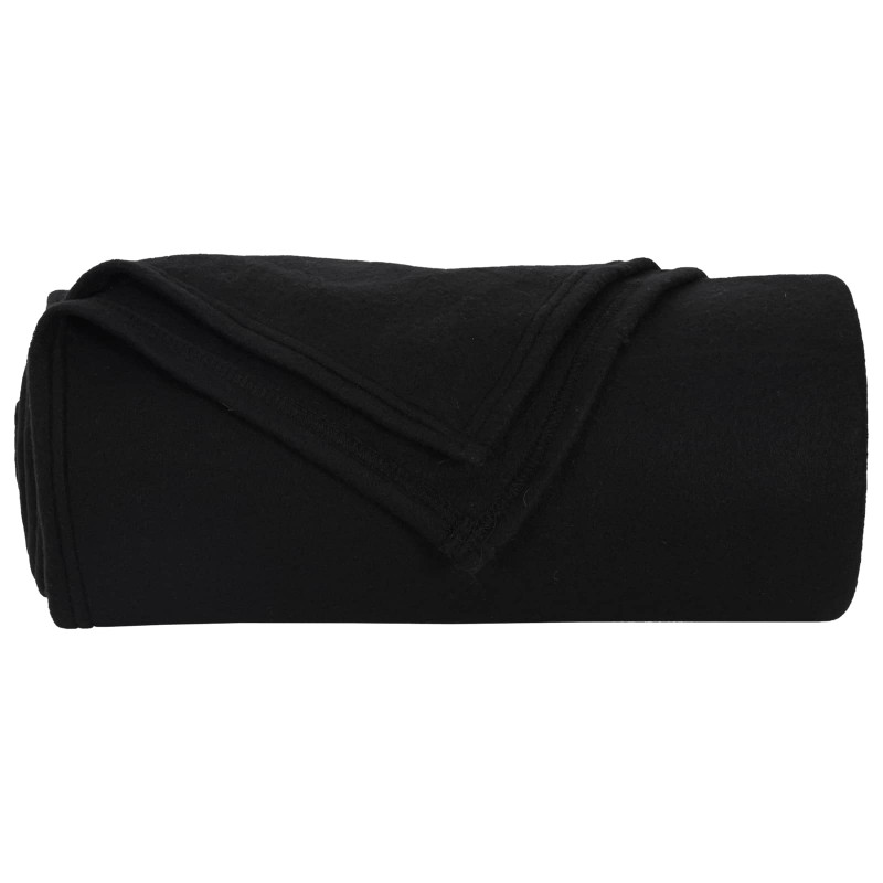 Koce narzutowe 6 pcs Czarny 240 x 220 cm Polar