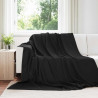 Koce narzutowe 6 pcs Czarny 270 x 240 cm Polar