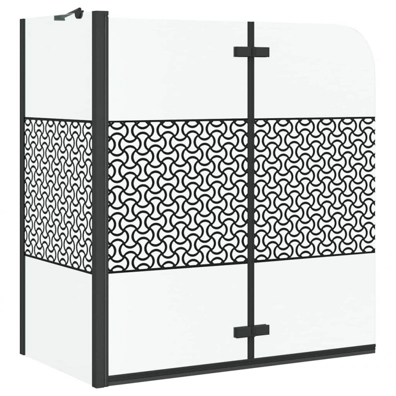 Kabina prysznicowa Geometryczny Czarny 120 x 67 x 129 cm