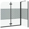 Kabina prysznicowa Geometryczny Czarny 120 x 67 x 129 cm
