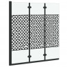 Osłona prysznicowa Czarny i przezroczysty 130 x 130 cm