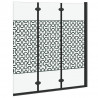 Osłona prysznicowa Czarny i przezroczysty 130 x 130 cm