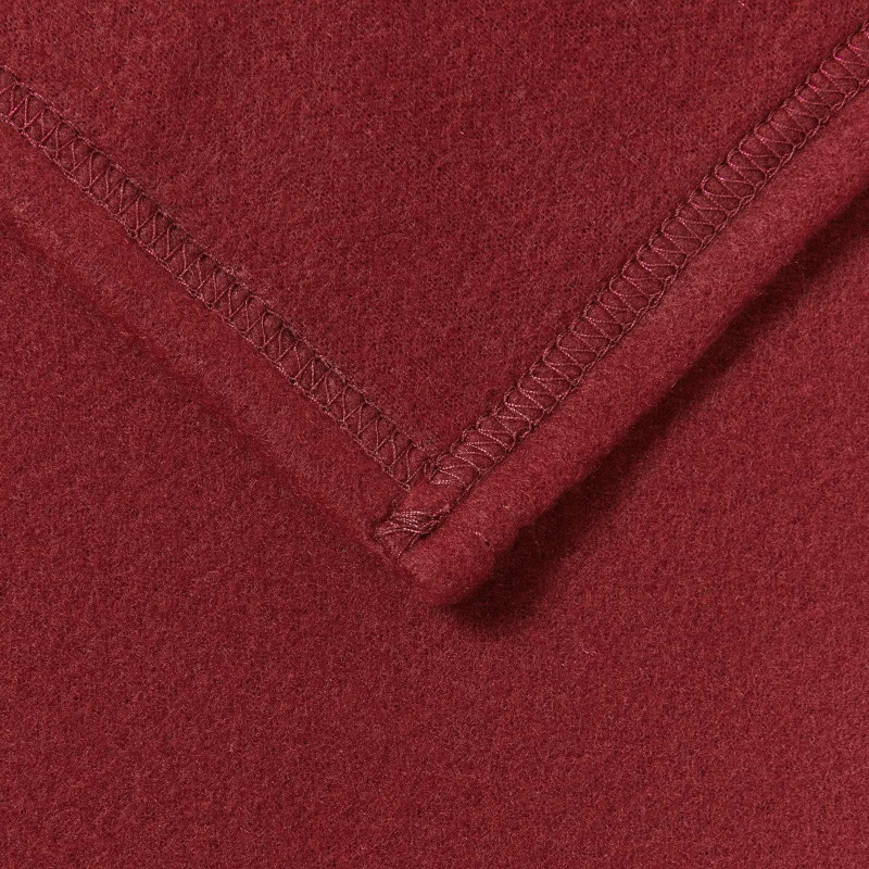 Koce narzutowe 6 pcs Bordeaux Czerwony 270 x 240 cm Polar