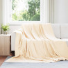 Koce narzutowe 6 pcs Kremowy 270 x 240 cm Polar
