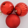 Zestaw Bombek Świątecznych XL 15 pcs Czerwony