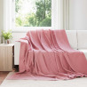 Koce narzutowe 6 pcs Różowy 270 x 240 cm Polar