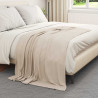 Koce narzutowe 24 pcs Beżowy 170 x 130 cm Polar
