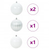 Zestaw Bombek Świątecznych XXL 4 pcs Biały