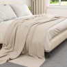 Koce narzutowe 24 pcs Beżowy 270 x 240 cm Polar