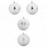 Zestaw Bombek Choinkowych XXL 4 pcs Srebrny