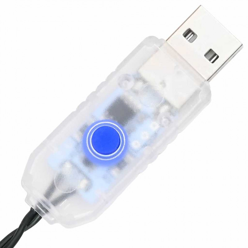Sztuczna choinka z 150 diodami LED Zielony 185 cm PVC