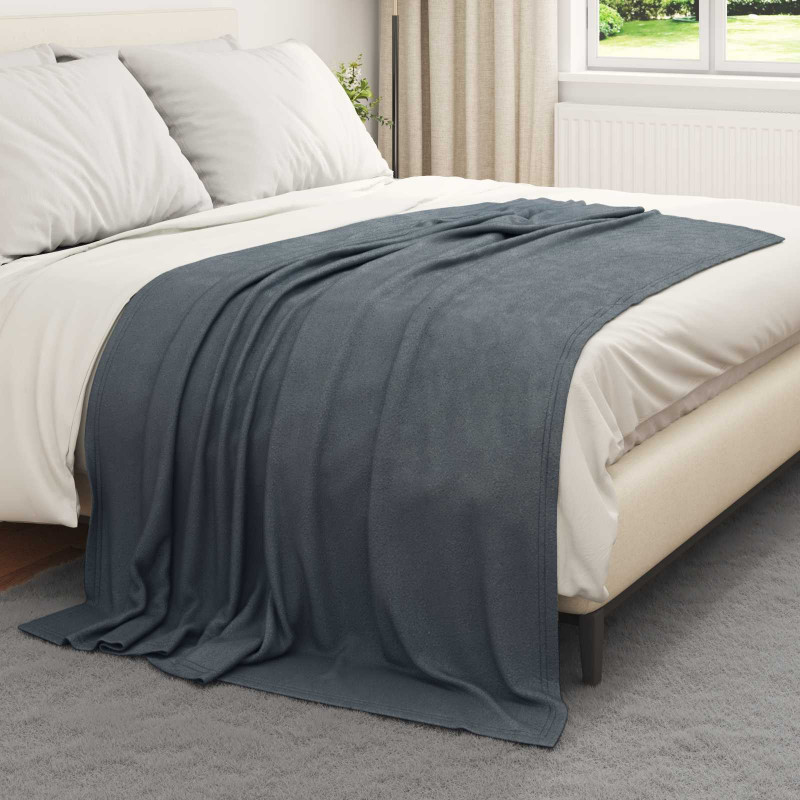 Koce narzutowe 24 pcs Ciemnoszary 200 x 150 cm Polar