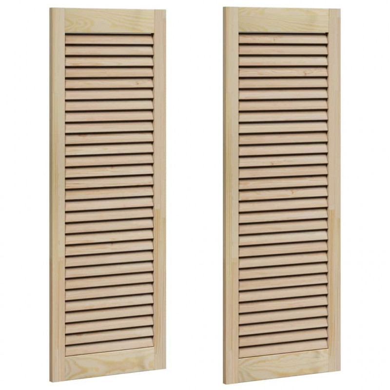 Drzwi do szafki z drzwiami 2 pcs Naturalny 110 x 2,1 x 39,5 cm