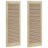 Drzwi do szafki z drzwiami 2 pcs Naturalny 110 x 2,1 x 39,5 cm