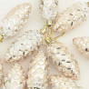 Choinkowa Bombka Szyszka 40 pcs szampański