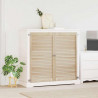 Drzwi do szafki z drzwiami 2 pcs Naturalny 110 x 2,1 x 59,5 cm