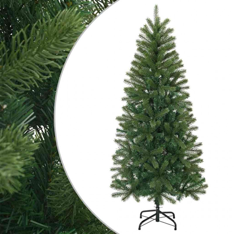 Sztuczna choinka z podstawą Zielony 120 cm PVC, PE i stal