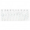 Świąteczna kula w spiralnym kształcie 40 pcs Biały