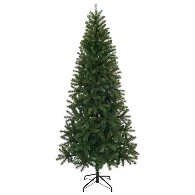 Sztuczna choinka z podstawą Zielony 180 cm PVC, PE i stal