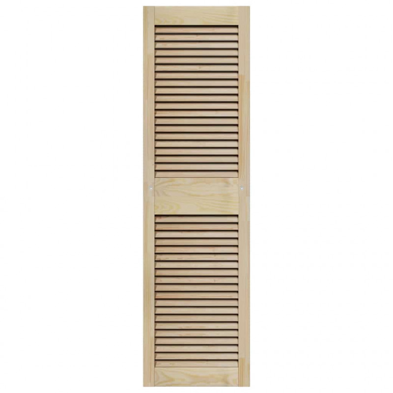 Drzwi do szafki 2 pcs Naturalny 39,5 x 2,1 x 140,5 cm
