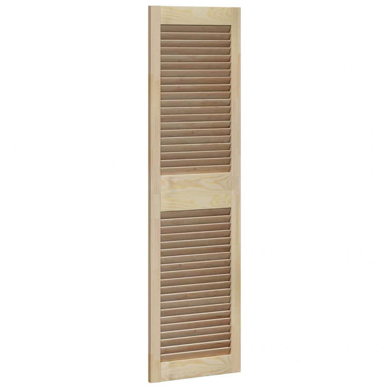 Drzwi do szafki 2 pcs Naturalny 39,5 x 2,1 x 140,5 cm