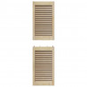Drzwi do szafki 2 pcs Naturalny 39,5 x 2,1 x 140,5 cm