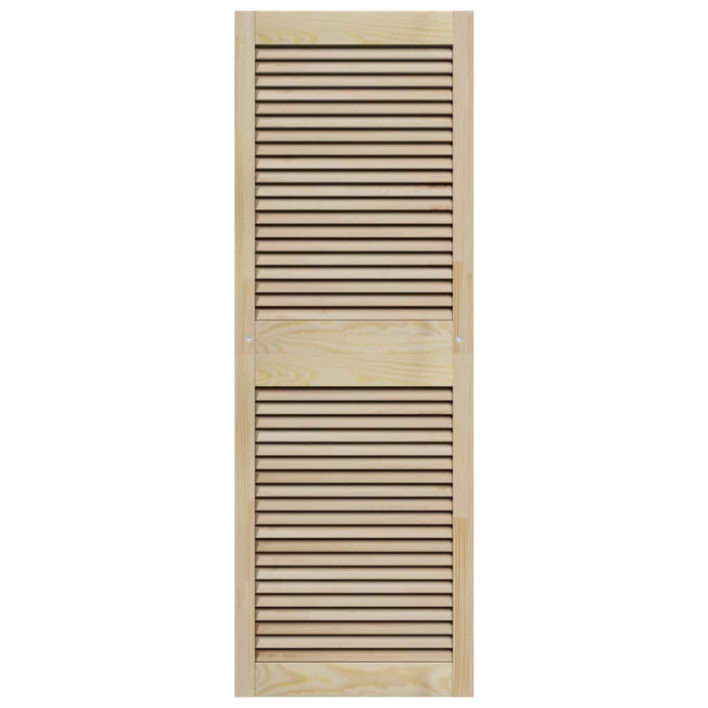 Drzwi do szafki 2 pcs Naturalny 49,5 x 2,1 x 140,5 cm