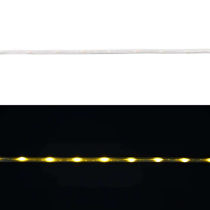 Lina świetlna z 120 diodami LED Ciepła biel 5 m PVC