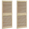 Drzwi do szafki 2 pcs Naturalny 140,5 x 2,1 x 59,5 cm