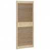 Drzwi do szafki 2 pcs Naturalny 140,5 x 2,1 x 59,5 cm