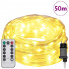Lina świetlna z 1200 diodami LED Ciepła biel 50 m PVC