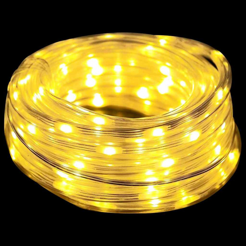 Lina świetlna z 1200 diodami LED Ciepła biel 50 m PVC