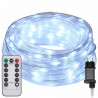 Lina świetlna z 120 diodami LED Zimna biel 5 m PVC