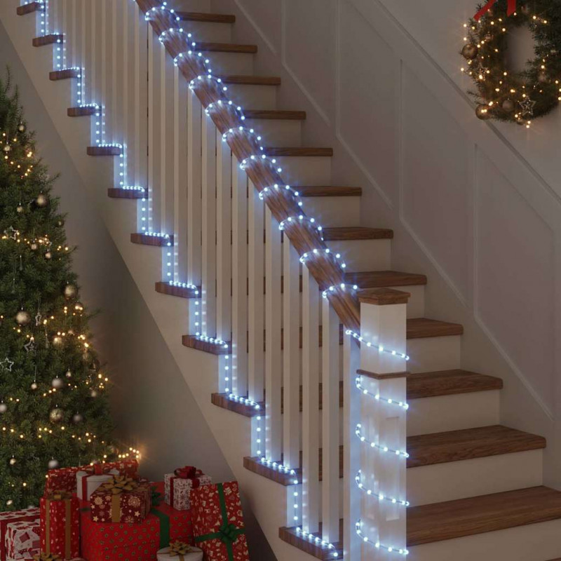 Lina świetlna z 120 diodami LED Zimna biel 5 m PVC