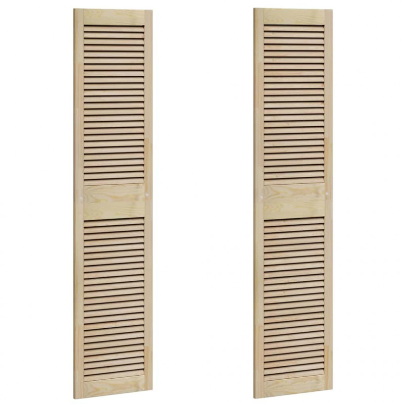 Drzwi do szafki z drzwiami 2 pcs Naturalny 170 x 2,1 x 39,5 cm