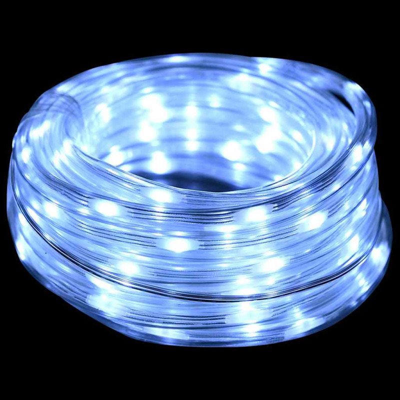 Lina świetlna z 1200 diodami LED Zimna biel 50 m PVC
