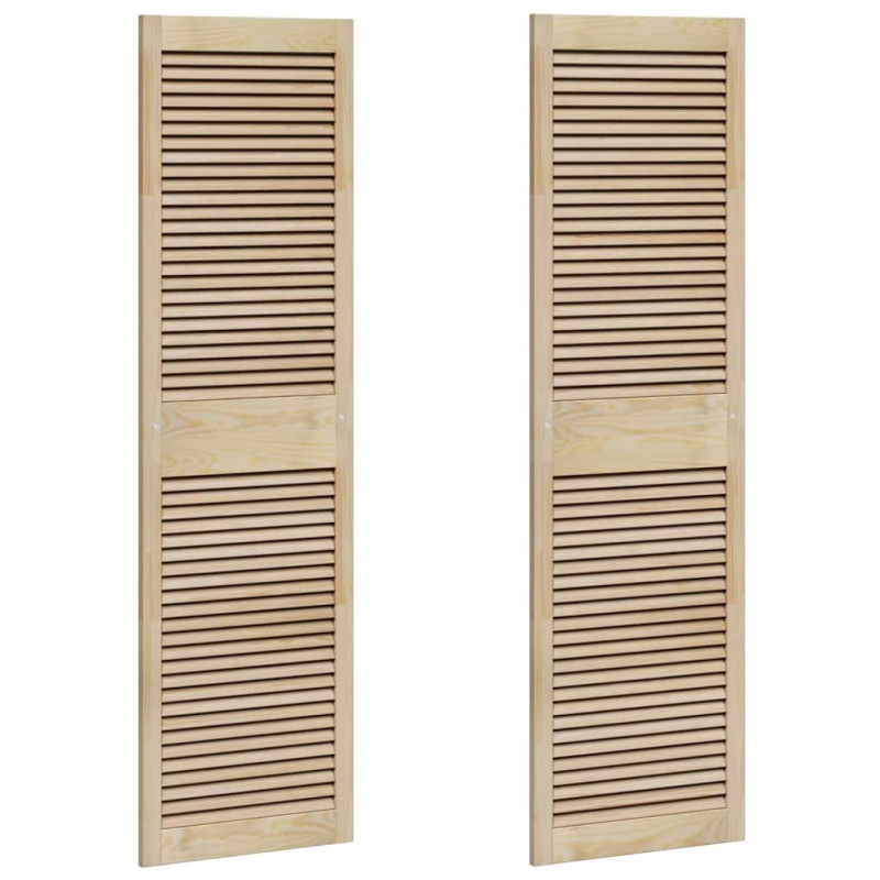 Drzwi do szafki z drzwiami 2 pcs Naturalny 170 x 2,1 x 49,5 cm