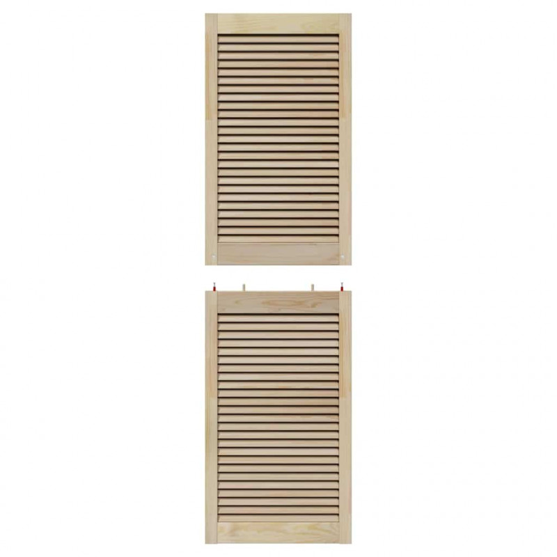 Drzwi do szafki z drzwiami 2 pcs Naturalny 170 x 2,1 x 49,5 cm