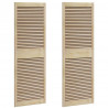 Drzwi do szafki z drzwiami 2 pcs Naturalny 170 x 2,1 x 59,5 cm