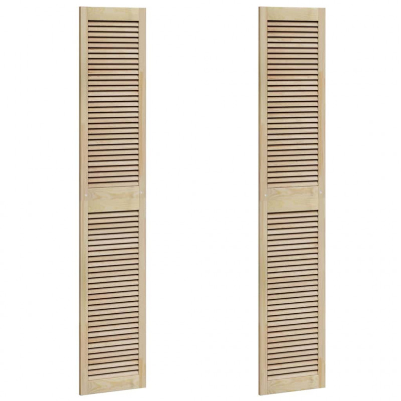 Drzwi do szafki z drzwiami 2 pcs Naturalny 201 x 2,1 x 39,5 cm