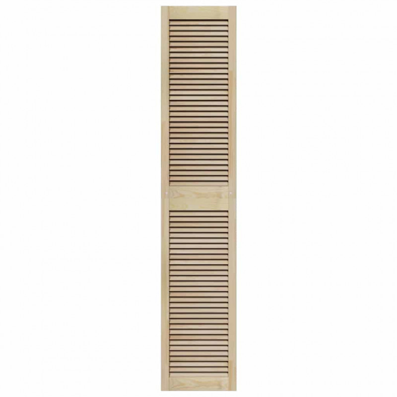 Drzwi do szafki z drzwiami 2 pcs Naturalny 201 x 2,1 x 39,5 cm