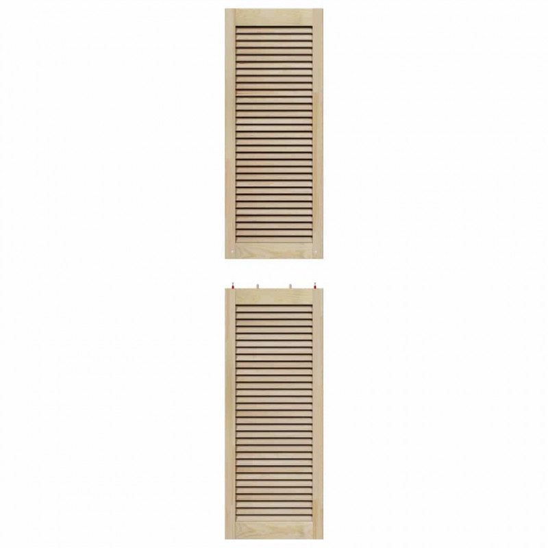 Drzwi do szafki z drzwiami 2 pcs Naturalny 201 x 2,1 x 39,5 cm