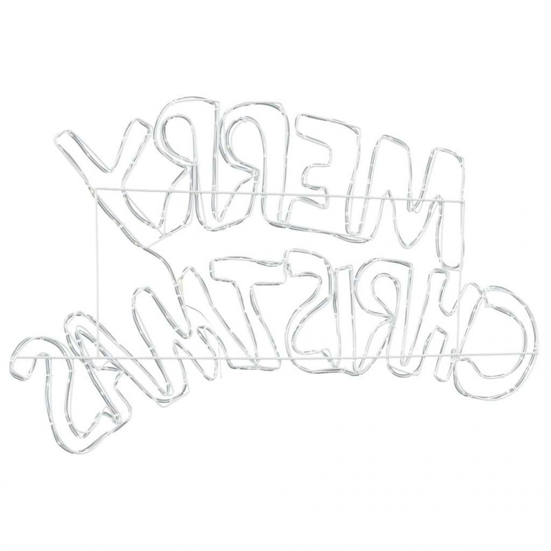 Znak Świąteczny Wielokolorowe 99,5 x 54 cm PVC