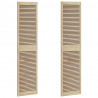 Drzwi do szafki z drzwiami 2 pcs Naturalny 201 x 2,1 x 49,5 cm