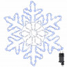 Śnieżynka na Boże Narodzenie Niebieski 55,5 x 55,5 x 0,75cm PVC